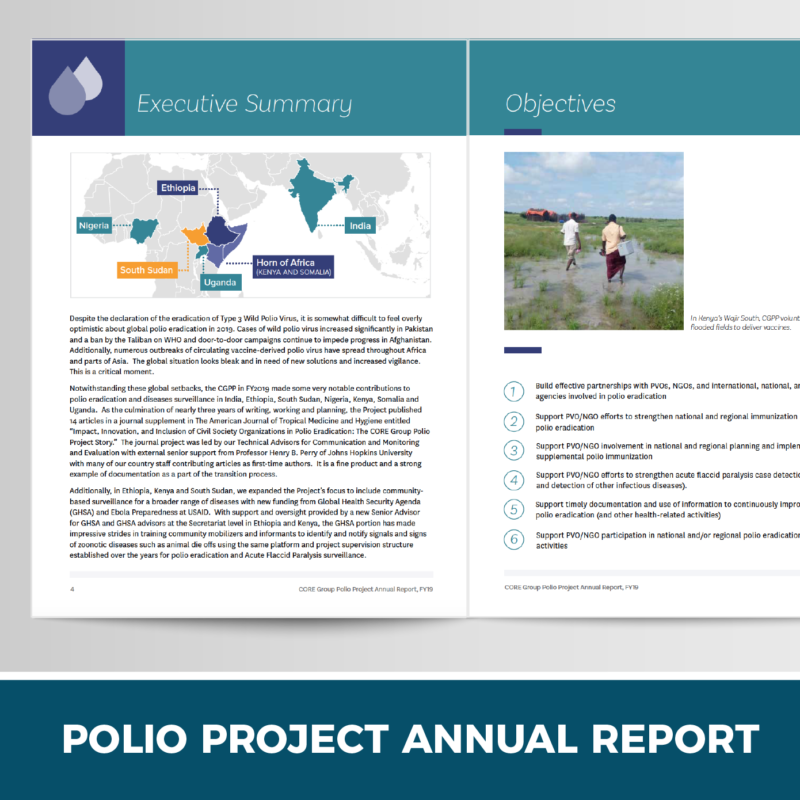 FY19 Annual Report, CORE Group Polio Project